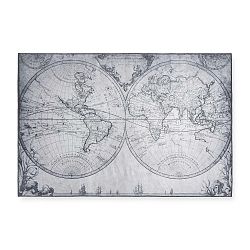 Hladko Tkaný Koberec World Map, 120/180cm